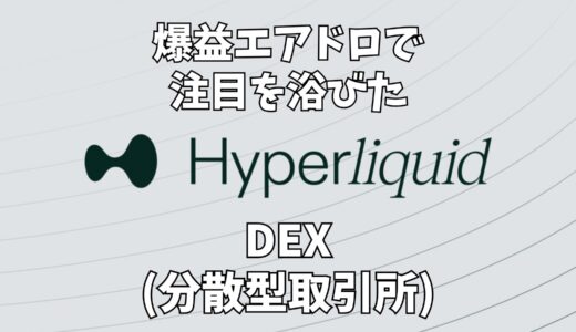 【大人気】Hyperliquid(ハイリキ)完全解説！エアドロップから使い方まで徹底解説